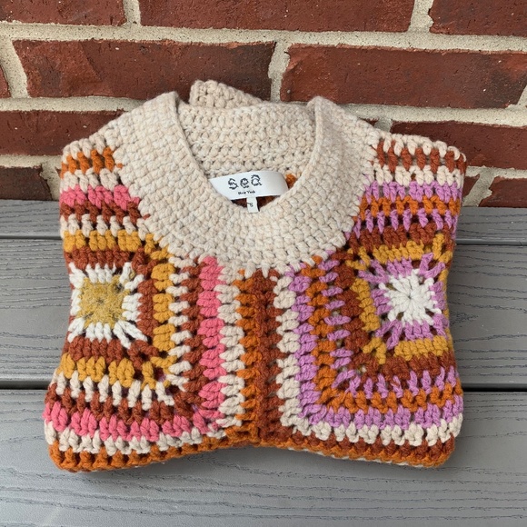 Sea New York Sweaters - Sea New York Farrah Crochet Sweater